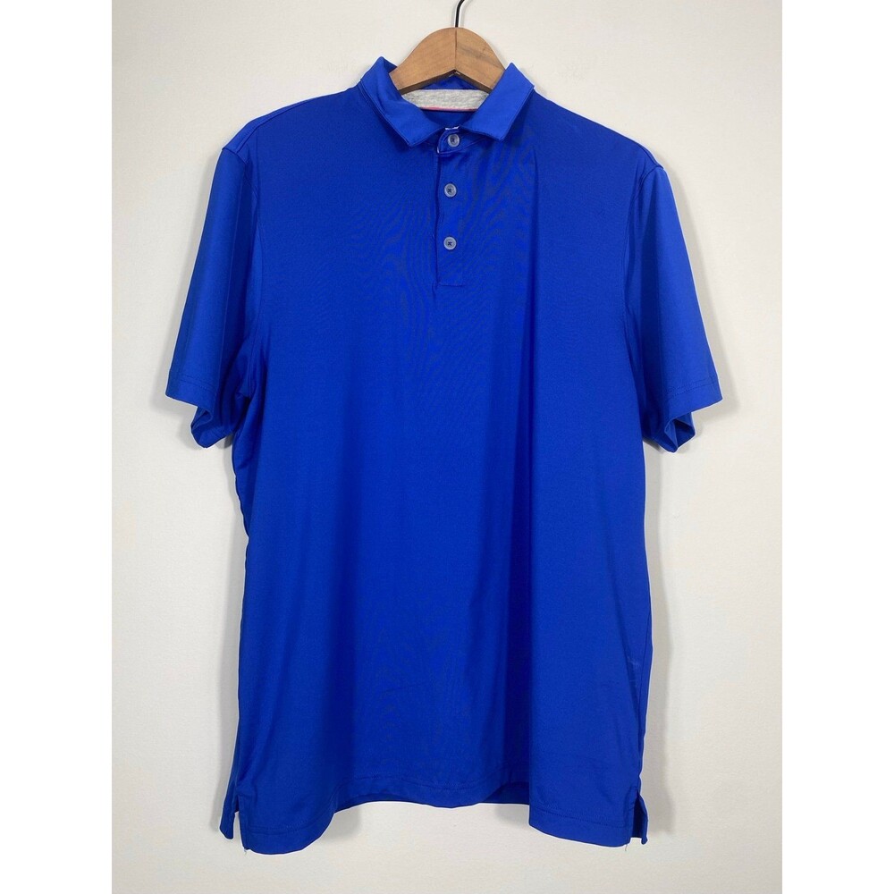 Champion Performance Blue Polo Shirt Size Large